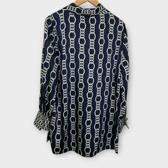 Zara  Chain Link Satin Top - Picture 6 of 10